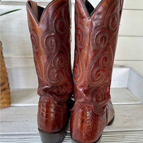 DAN POST, #26636, MENS, BELLEVUE, WESTERN BOOT IN 100% LEATHER. SIZE 9 - Picture 6 of 14